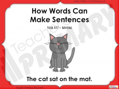 How Words Make Sentences